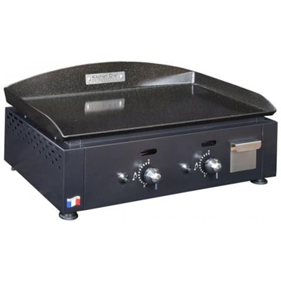 KCP60G Griglia di contatto Da tavolo Gas naturale 5500W Nero barbecue e bistecchiera