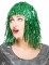 Parrucca verde metallizzato donna