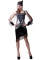 Costume charleston argentato anni '30 per donna