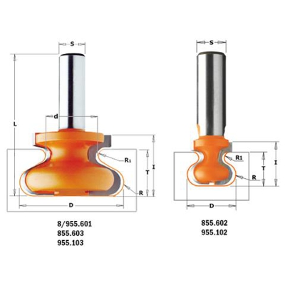 Fresa X Maniglie Hw S=12.7 D=47.6x28.5 R6.35 855.601.11