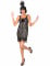 Costume Charleston donna con copricapo características