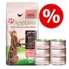 Set prova misto! Applaws secco + umido - 2 kg Adult Pollo & Agnello + 6 x 70 g in Brodo Petto di Pollo