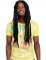 Parrucca rasta adulto con trecce