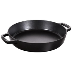 Padella 2 Manici In Ghisa Smaltata Diam. 34cm Colore Nero precio