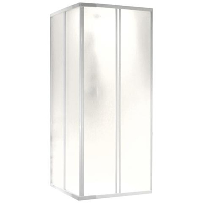 BOX DOCCIA ECONOMICA DUE LATI SCORREVOLE YVON Cabina Alluminio 68/80 78/90