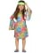Costume da hippie per bambina multicolore precio