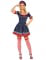 Costume da marinaio blu e rosso per donna precio