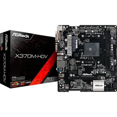 X370M-HDV R4.0 Presa AM4 Micro ATX, Scheda madre