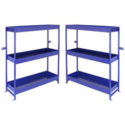 2 Scaffali In Acciaio Senza Bulloni Lightning Blu 116,5cm X 115cm X 34,8cm características