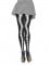 Collant scheletro curvo donna Halloween precio
