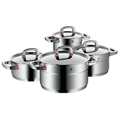 Set Pentole 4 Pezzi Premium One. Acciaio Cromarganâ® 18/10. Tecnologia Manici Cool+â®. Fondo Universale Transthermâ® - 17-8804-6040