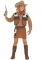 Costume da Cowgirl marrone per bambina