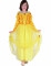 Costume da principessa in giallo e rosso per bambina