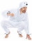 Costume tuta bianca da orso polare per adulto