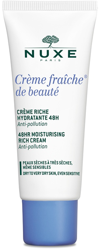 NUXE CREME FRAICHE DE BEAUTE RICHE CREME NOURISSANTE HYDRATANTE 48 H 30 ML precio