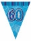 Ghirlanda di bandierine blu 60 anni