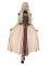 Costume principessa medievale marrone donna en oferta