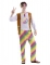 Costume da hippie arcobaleno per uomo
