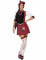 Costume da scozzese rosso da donna características