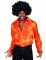Camicia arancione disco uomo