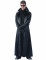 Costume lungo mantello nero uomo
