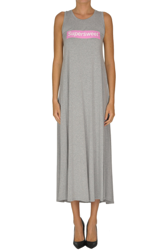 Melange viscose long dress en oferta