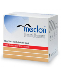 Meclon 200 mg/10 ml + 1 g/130 ml Soluzione Vaginale 5 Flaconi en oferta