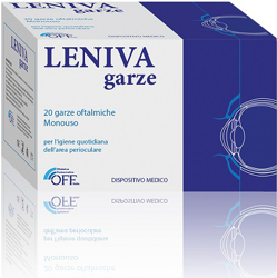 GARZE MONOUSO LENIVA 20 PEZZI precio