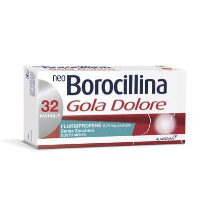 NeoBorocillina Gola Dolore Pastiglie gusto menta