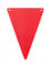 5 gagliardetti DIY rossi cartone precio