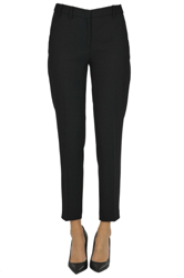 Crepè slim trousers características