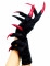 Guanti con unghie finte strega Halloween