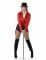 Costume giacca cabaret rossa donna precio