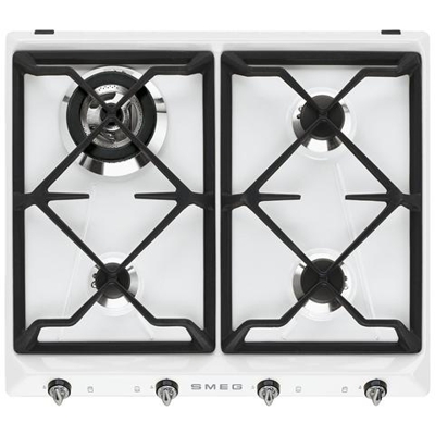 Piano Cottura SR964BGH Victoria a Gas 4 Fuochi Gas Colore Bianco