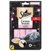 Sheba Creamy Snacks 4 x 12 g - Selezione stagionale (Salmone + Tonno) en oferta