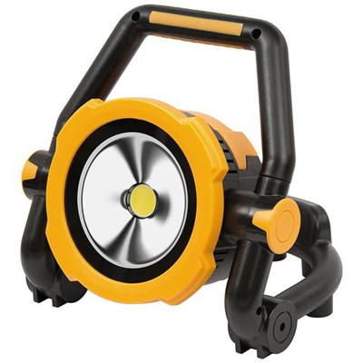 Faro a LED portatile con supporto dotato di magnete (fissaggio extra comfort) Batteria ricaricabile ML CA 130 F IP54 Potenza 30W Flusso luminoso 2600 lm super effeiciente (87 lm / W)