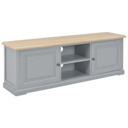 Mobile Porta Tv Grigio 120x30x40 Cm In Legno en oferta