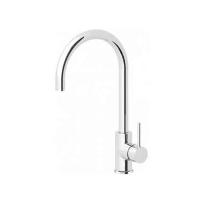 Miscelatore Monocomando con canna girevole Cloud 20x37 cm Granitek Inox Cromato