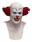 Maschera integrale clown diabolico adulto Halloween en oferta