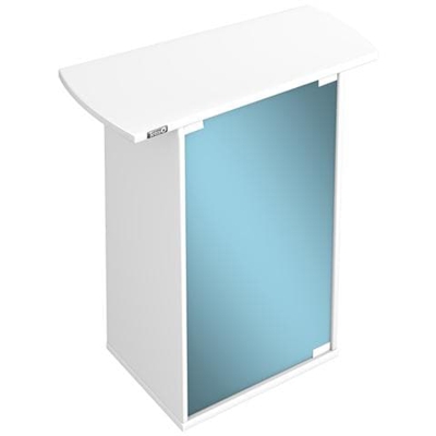 Mobiletto Bianco Per Acquario Aqua-art 60l