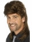 Parrucca Mullet marrone uomo