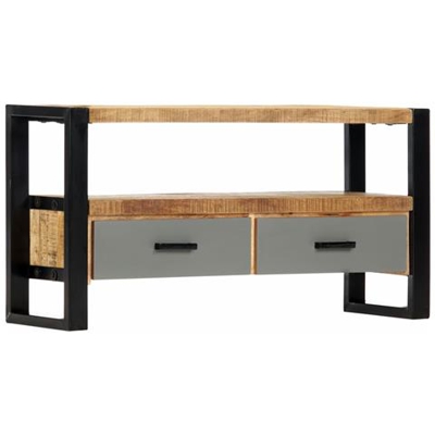 Mobile Porta Tv 100x30x50 Cm Legno Massello Di Mango