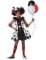 Costume clown spaventoso bambina