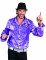 Camicia disco viola uomo