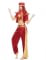 Costume rosso da danzatrice orientale da donna precio