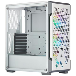Case iCUE 220T RGB Airflow Middle Tower ATX / Micro-ATX / Mini-ITX 2 Porte USB 3.0 Colore Bianco (Finestrato) precio