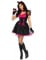 Costume rosa e nero gatta sexy donna características