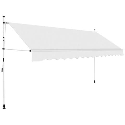 Tenda Da Sole Retrattile Manuale 400 Cm Crema