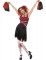 Costume zombie ragazza pompom Halloween