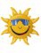 Sole giallo gonfiabile